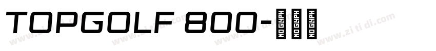 Topgolf 800字体转换